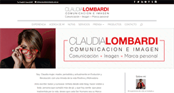 Desktop Screenshot of claudialombardi.com.ar